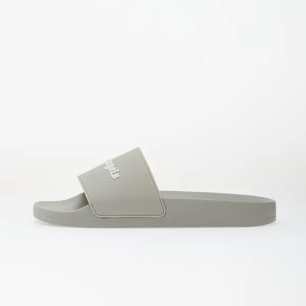 Palm Angels Sneakers Palm Angels Classic Logo Sliders Grey White EUR 44