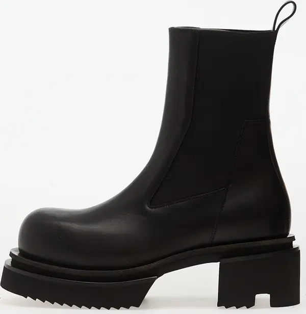 Rick Owens Sneakers Rick Owens Leather Boots - Beatle Bogun Black EUR 44