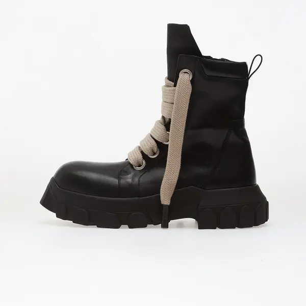 Rick Owens Sneakers Rick Owens Leather Boots - Jumbolace Army Bozo Tractor Black/ Black EUR 44