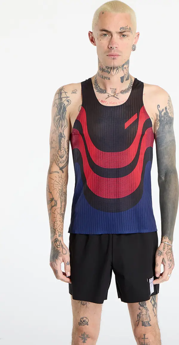 SOAR Running SOAR Race Vest Black/ Red/Navy M