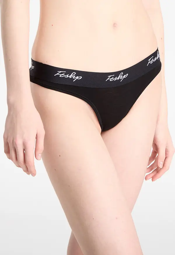 FTSHP Spodnjice FTSHP Womens Briefs 3-Pack Black XL