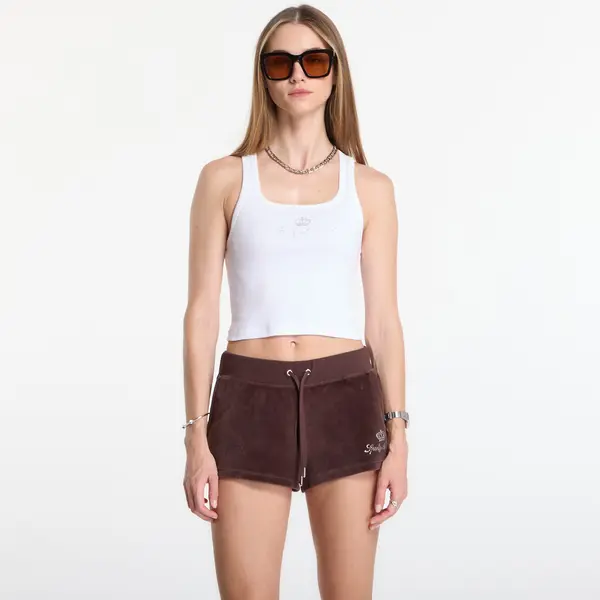Sporty & Rich Sporty & Rich Juicy Crown Ribbed Tank White S