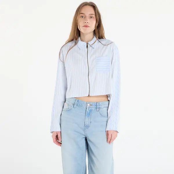 adidas Originals Srajca adidas Poplin Shirt Crystal Sky/ Ambient Sky L