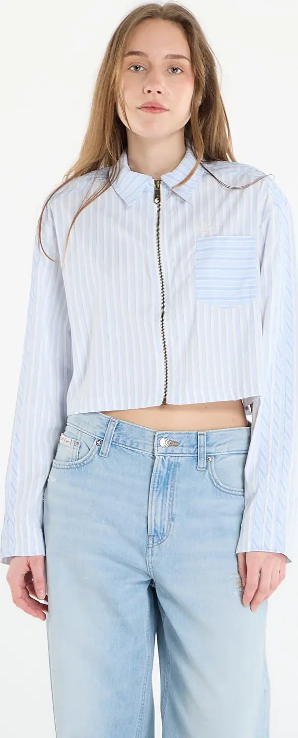 Adidas Srajca adidas Poplin Shirt Crystal Sky/ Ambient Sky S