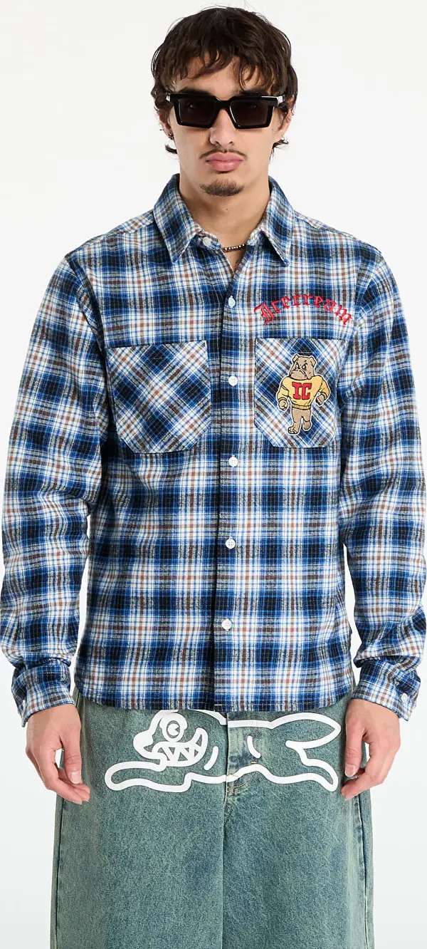 Billionaire Boys Club Icecream Srajca Billionaire Boys Club Icecream Mascot Check Ls Shirt Blue Check XL