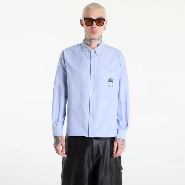 Brain Dead Srajca Brain Dead BBC Selvedge Oxford Button Up Bl XXL