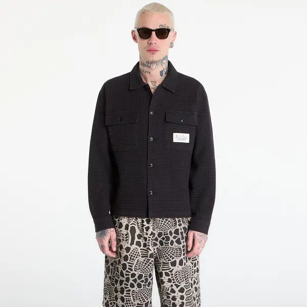 Brain Dead Srajca Brain Dead Waffle Button Front Shirt Black L