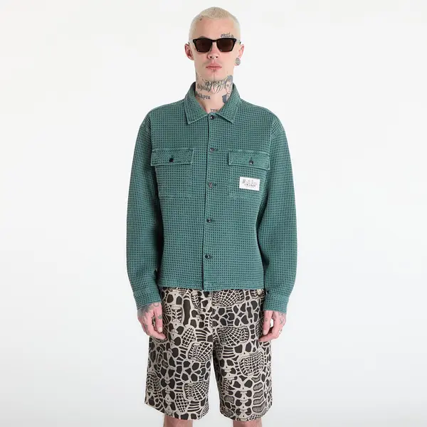 Brain Dead Srajca Brain Dead Waffle Button Front Shirt Pin M