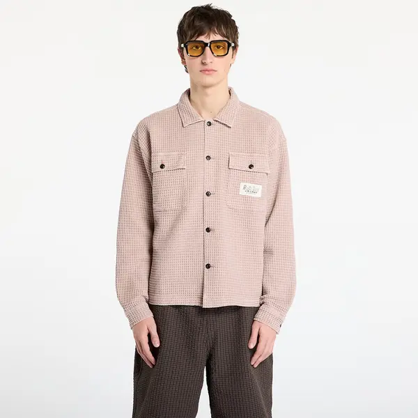 Brain Dead Srajca Brain Dead Waffle Button Front Shirt Sand S