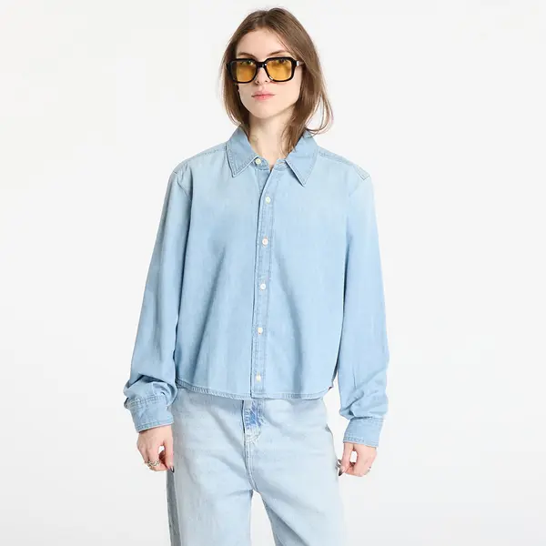 Calvin Klein Srajca Calvin Klein Jeans Cropped Ls Shirt Blue XXS
