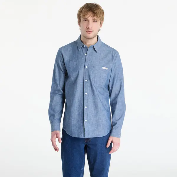Calvin Klein Srajca Calvin Klein Jeans Ls Chambray Classic Shirt Blue Descent L