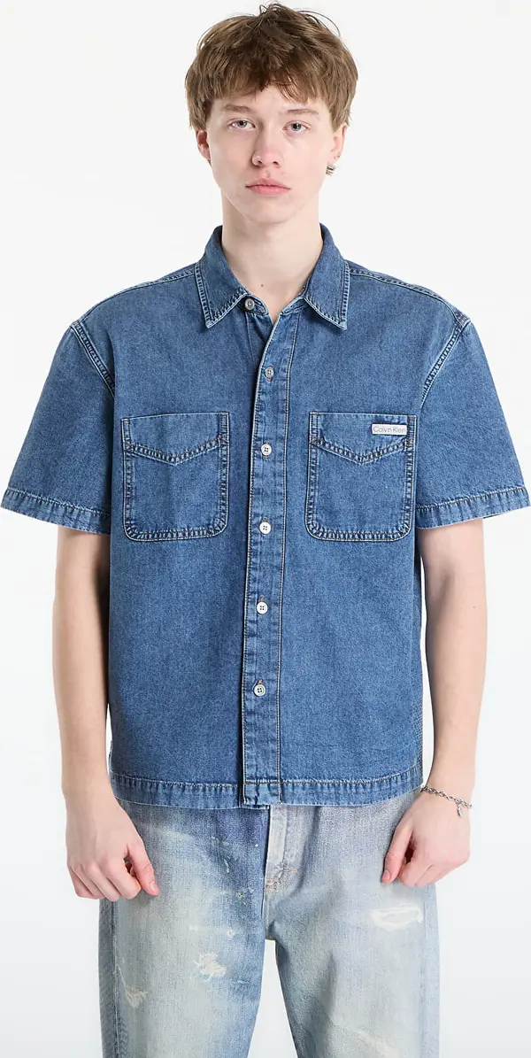 Calvin Klein Srajca Calvin Klein Jeans Shirt Beckford Blue S