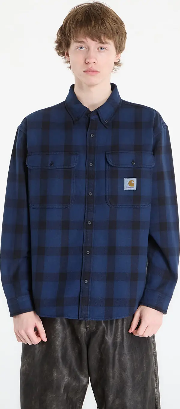 Carhartt WIP Srajca Carhartt WIP L/S Edmands Shirt UNISEX Edmands Check/ Natural/ Jupiter XXL