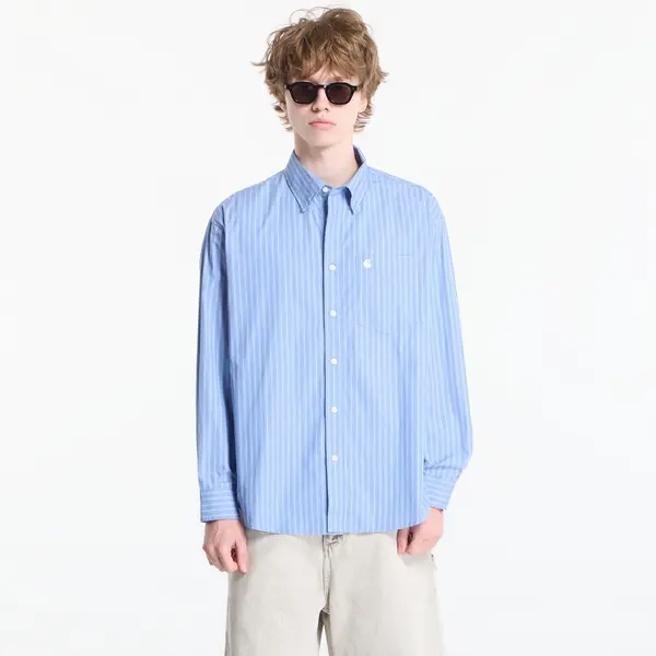 Carhartt WIP Srajca Carhartt WIP L/S Keene Shirt UNISEX Keene Stripe, Curacao S