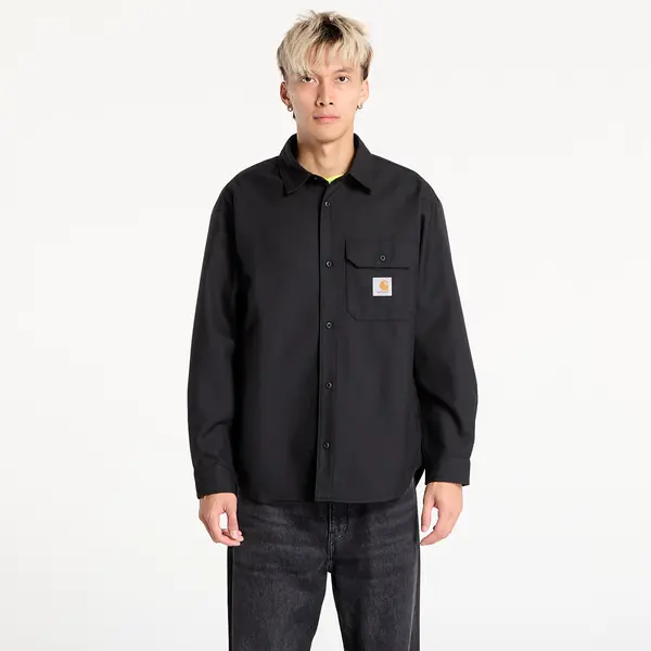 Carhartt WIP Srajca Carhartt WIP L/S Ray Shirt UNISEX Black Rigid L