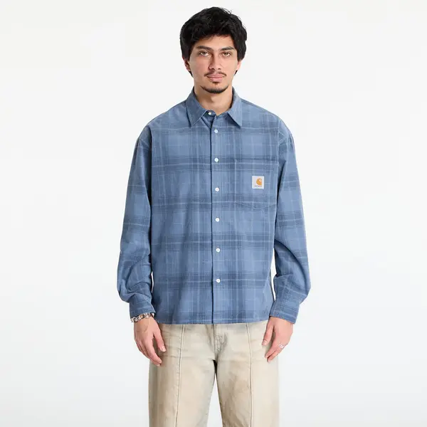 Carhartt WIP Srajca Carhartt WIP L/S Wilber Shirt UNISEX Wilber Check/ Velvet Blue L