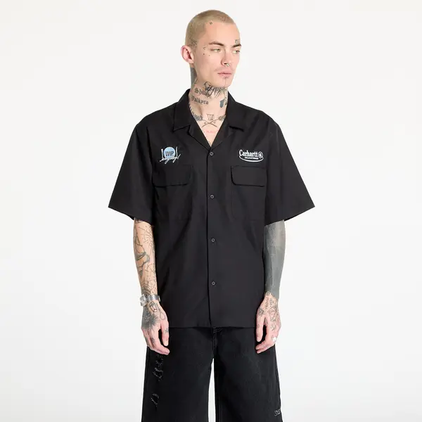 Carhartt WIP Srajca Carhartt WIP Short Sleeve Deli Shirt UNISEX Black/ Bluebird S