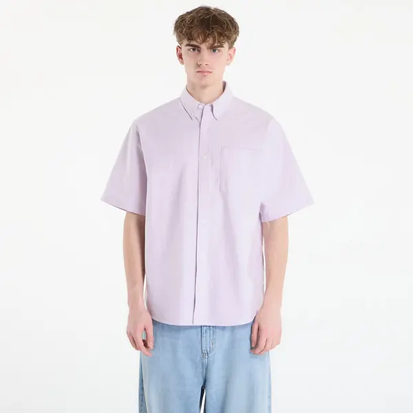 Carhartt WIP Srajca Carhartt WIP S/S Braxton Shirt UNISEX Gentle Purple/ Wax S