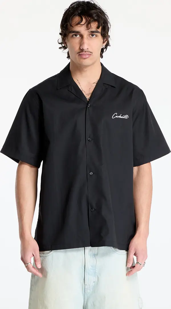 Carhartt WIP Srajca Carhartt WIP S/S Delray Shirt UNISEX Black/ White L