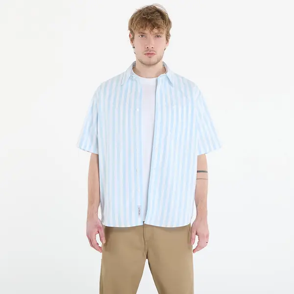 Carhartt WIP Srajca Carhartt WIP S/S Royce Shirt Royce Stripe, Icaria/ White S
