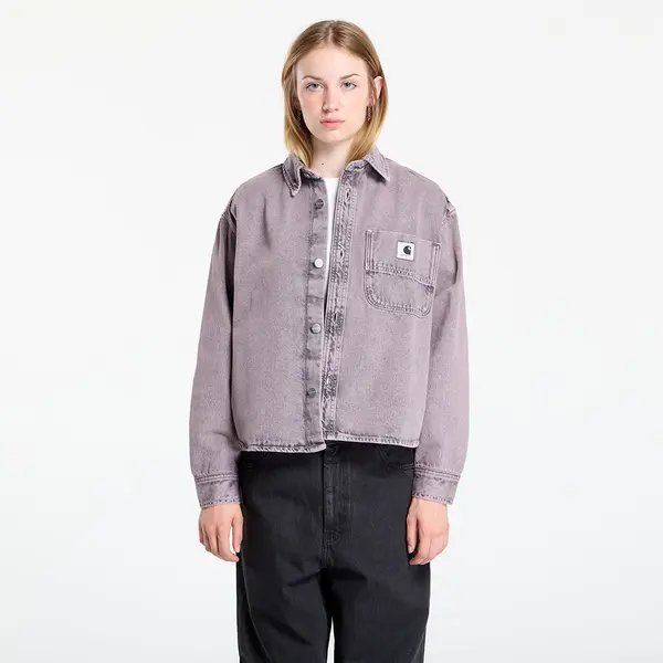 Carhartt WIP Srajca Carhartt WIP W' Georgia Shirt Jacket Black/ Hortensia Garment Dyed S