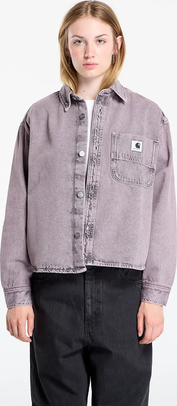 Carhartt WIP Srajca Carhartt WIP W' Georgia Shirt Jacket Black/ Hortensia Garment Dyed S