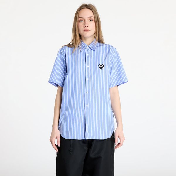 Comme des Garçons PLAY Srajca Comme des Garçons PLAY Black Emblem Woven Shirt UNISEX Stripe L