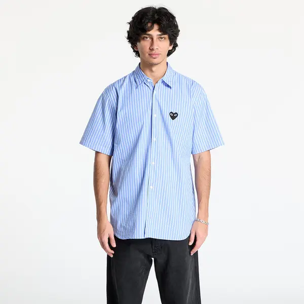 Comme des Garçons PLAY Srajca Comme des Garçons PLAY Black Emblem Woven Shirt UNISEX Stripe XXL