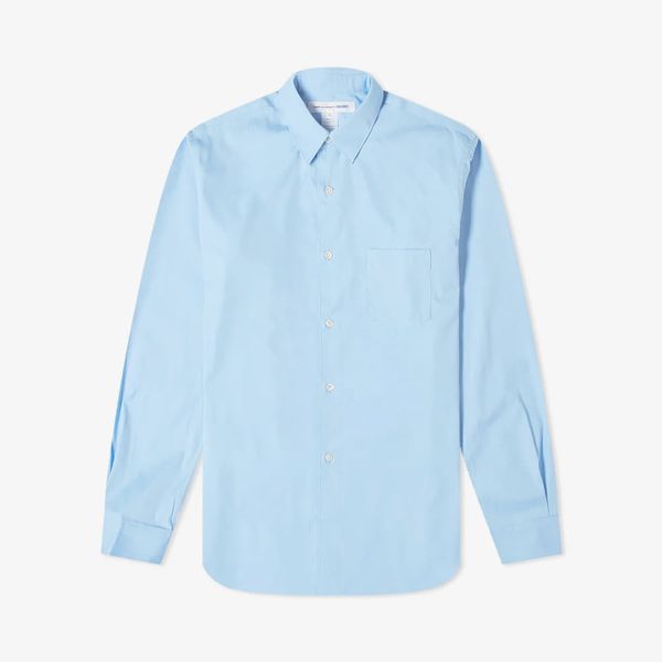 Comme des Garçons SHIRT Srajca Comme des Garçons SHIRT Forever Kids Shirt Woven Blue 10Y