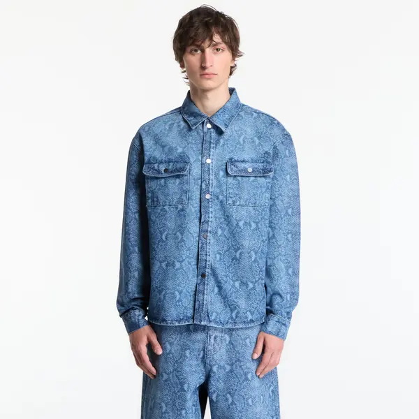 Daily Paper Srajca Daily Paper Snake Laser Rahul Denim Shirt Blue XL