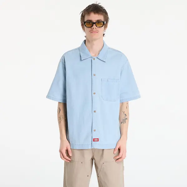 Dickies Srajca Dickies Denim Shirt Ss Fog Blue S
