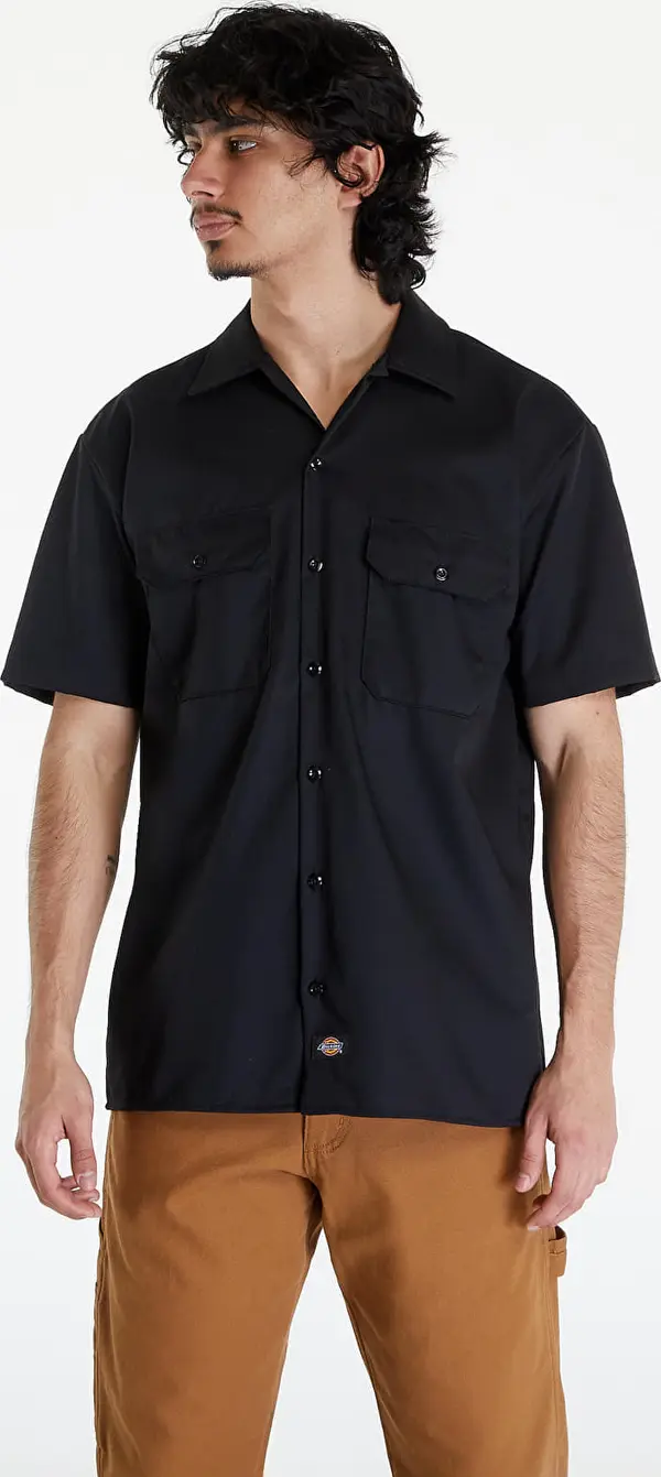 Dickies Srajca Dickies Short Sleeve Work Shirt Black L