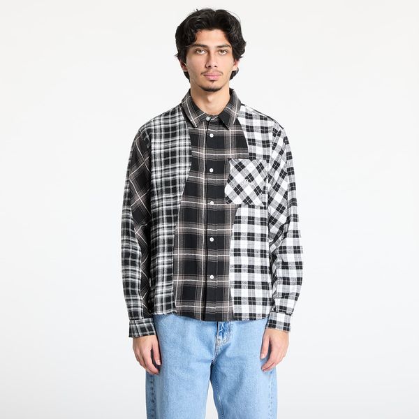 DIME Srajca DIME Triple Plaid Shirt UNISEX Black M