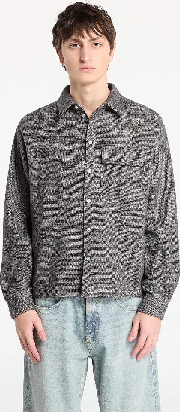 DIME Srajca DIME Wool Overshirt UNISEX Silver XL