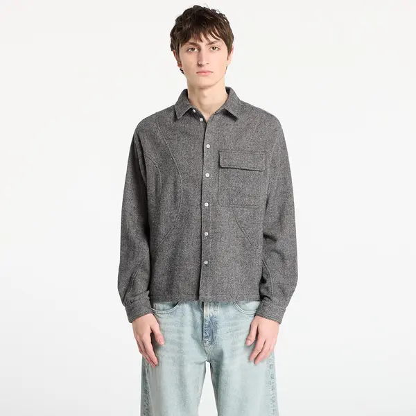 DIME Srajca DIME Wool Overshirt UNISEX Silver XL