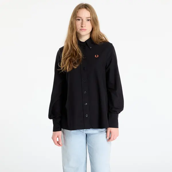 FRED PERRY Srajca FRED PERRY Button Down Shirt Black 10