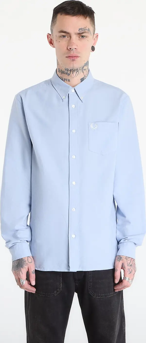 FRED PERRY Srajca FRED PERRY Oxford Shirt Light Smoke M