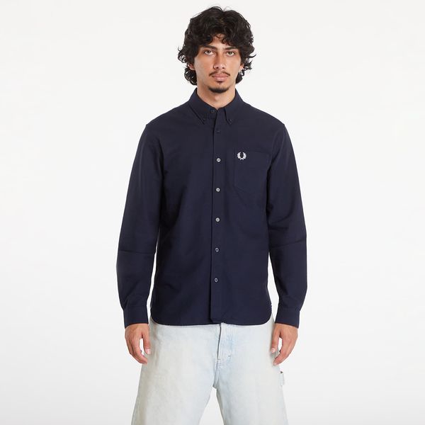 FRED PERRY Srajca FRED PERRY Oxford Shirt Navy L