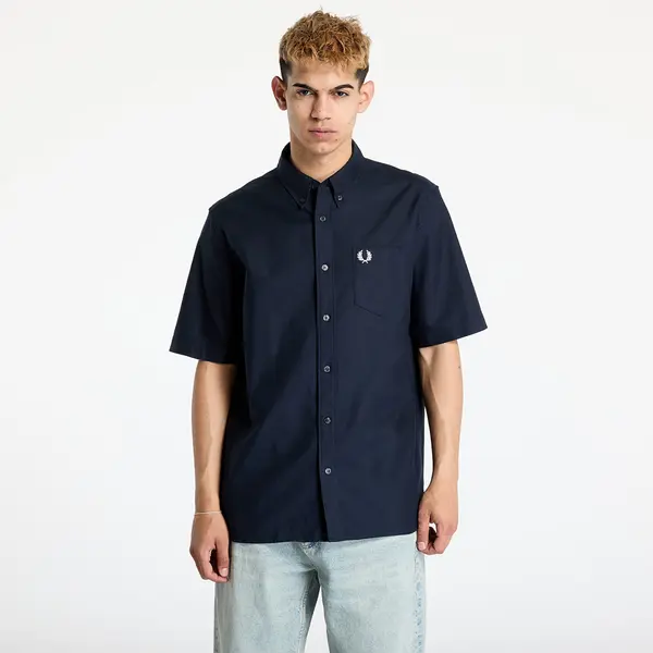 FRED PERRY Srajca FRED PERRY Oxford Shirt Navy S