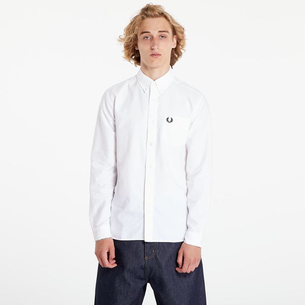 FRED PERRY Srajca FRED PERRY Oxford Shirt White S