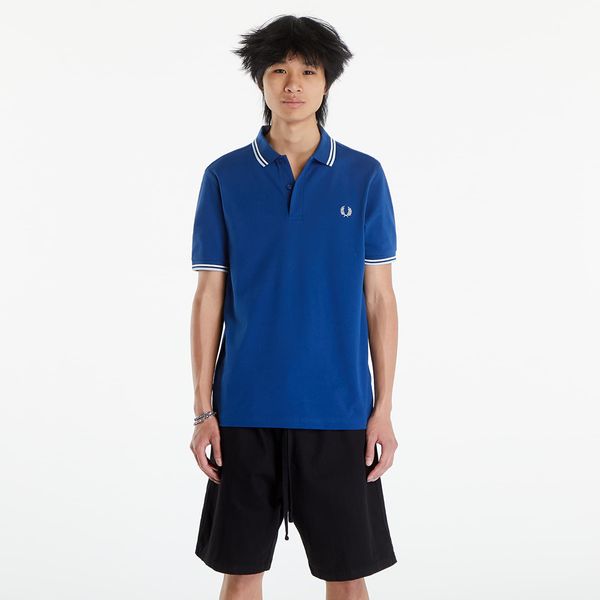 FRED PERRY Srajca FRED PERRY Twin Tipped Fred Perry Shirt Shdcob/Snow white/Light ice XL