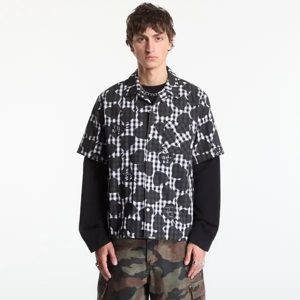 HUMAN MADE Srajca HUMAN MADE Heart Gingham Check Shirt UNISEX Black XXL