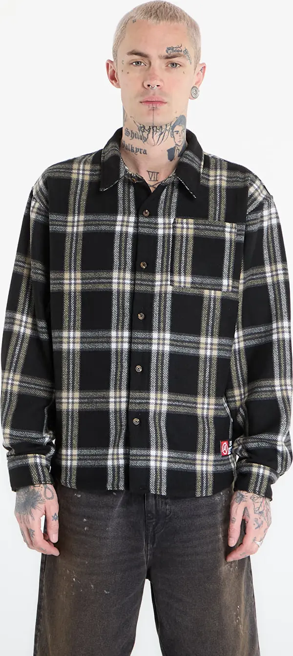 Jordan Srajca Jordan Flight Men's Flannel Shirt Black/ Pale Ivory S