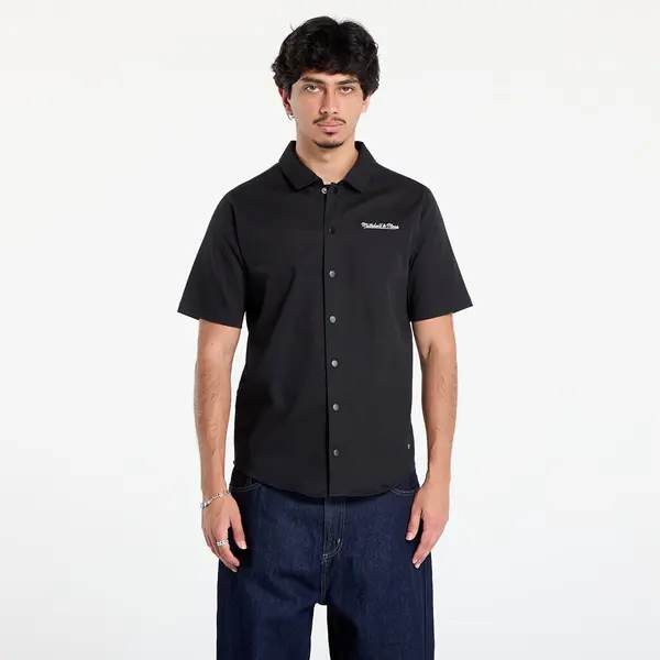 Mitchell & Ness Srajca Mitchell & Ness Branded M&n Ss Button Up Black XL