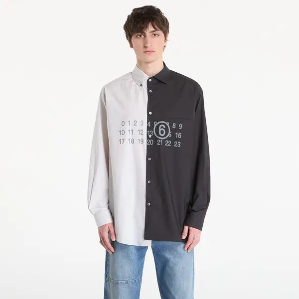 MM6 Maison Margiela Srajca MM6 Long-Sleeved Shirt Black 48