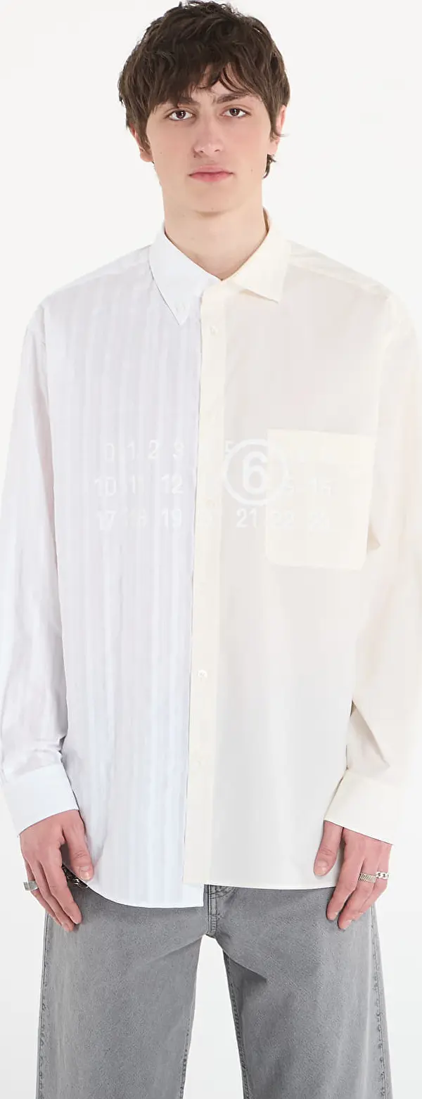 MM6 Srajca MM6 Long-Sleeved Shirt White 50