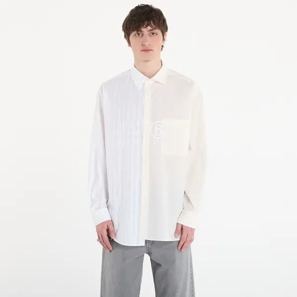MM6 Maison Margiela Srajca MM6 Long-Sleeved Shirt White 52