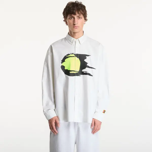 Nike Srajca Nike Club Rules Men's Long-Sleeve Oxford Top Summit White/ Summit White S