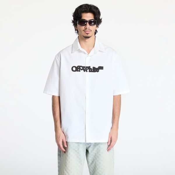 Off-White Srajca Off-White Spray Arrow Popl Bowling Shirt White/ Black M