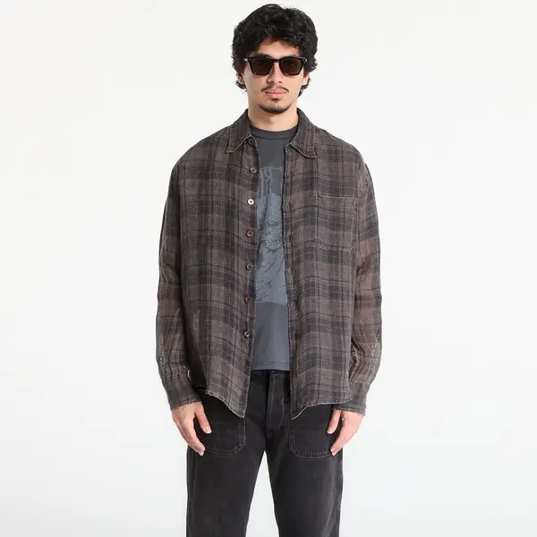 Our Legacy Srajca OUR LEGACY Above Shirt Penumbra Check Sheercoat Linen 50